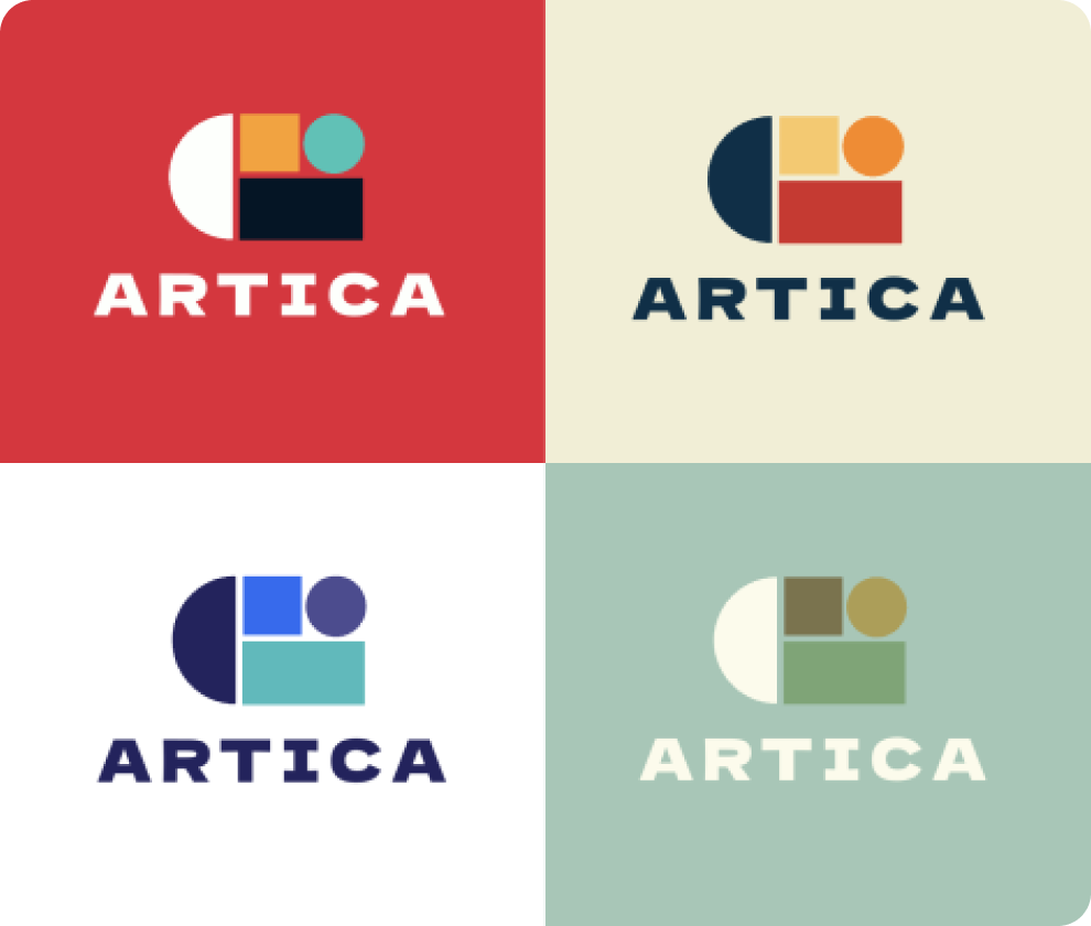 Diverse colors for every niche.
Tailor-fit your logo's symbolism
effortlessly.